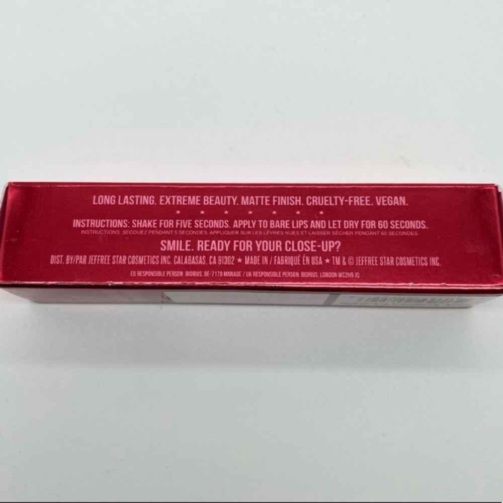 NEW! JEFFREE STAR ⭐️ VELOUR LIQUID LIPSTICK Cut Throat Love Dark Brick Red - Picture 8 of 16
